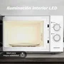 Grunkel MW-25EASY Microondas Mecánico 25L Blanco